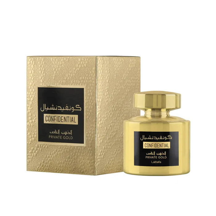 Confidential Private Gold Eau De Parfum 100ml Lattafa
